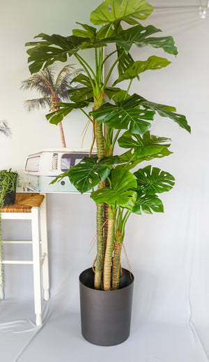 Faux Monstera Tree